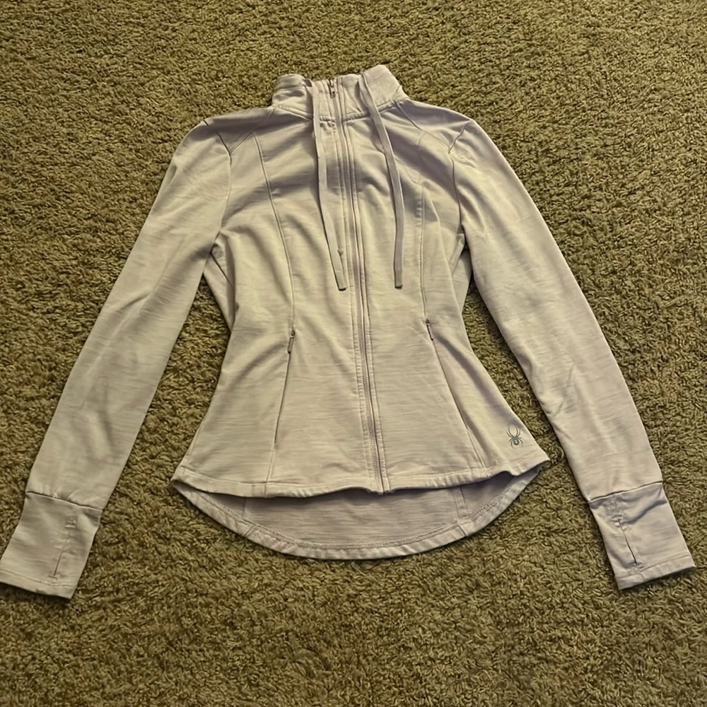 light purple spider sports jacket, size small